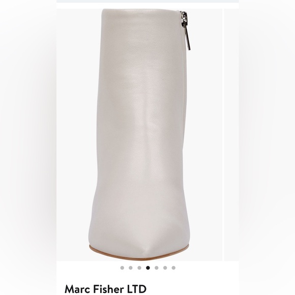 Marc Fischer LTD Jarli Bootie Ivory Leather Size 7 - Picture 4 of 7